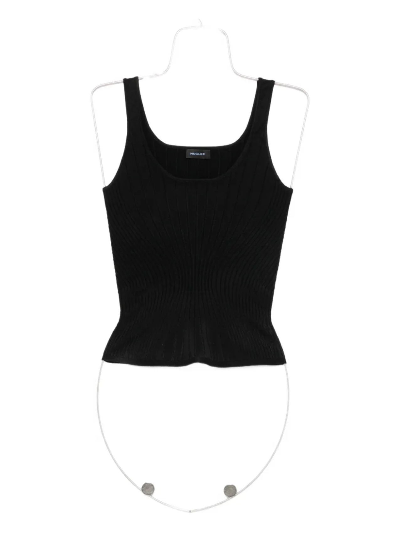 

Майка Mugler с круглым вырезом, черный