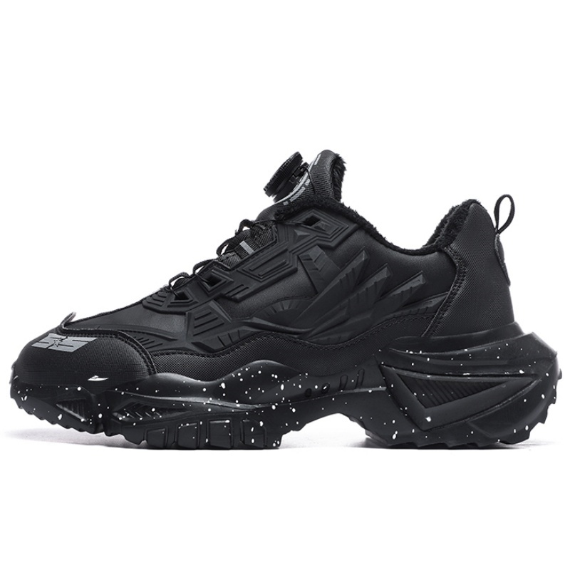 

Теплые повседневные туфли, увеличивающие рост, для мужчин Kuding, Black