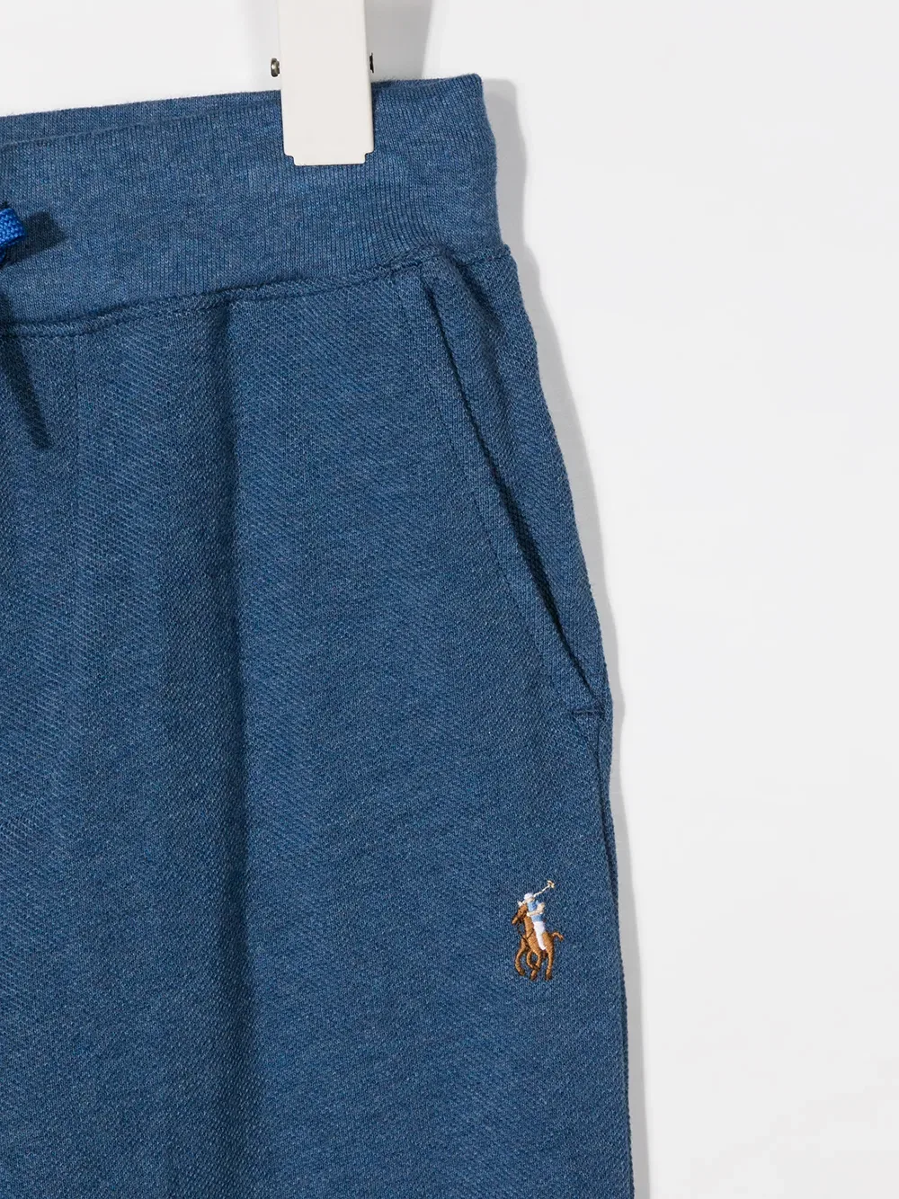 Спортивные брюки с вышитым логотипом Polo Ralph Lauren Kids, синий — фото 3