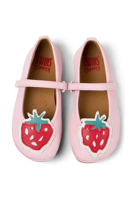 Балетки кожаные детские TWS Kids Camper, розовый
