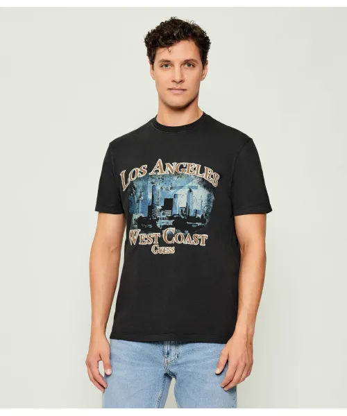 

Футболка Regular fit Guess Jeans, черный