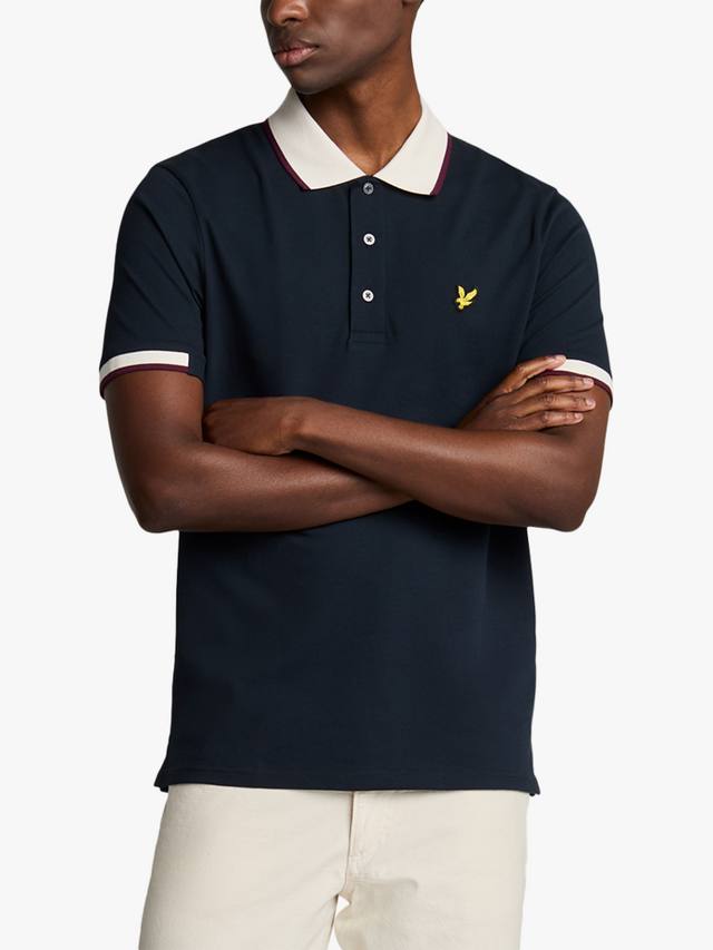 

Поло с полурукавом из хлопковой смеси Regular Fit Lyle & Scott, Dark Navy