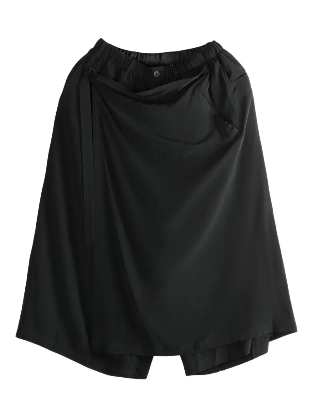 

Брюки с запахом Yohji Yamamoto, черный