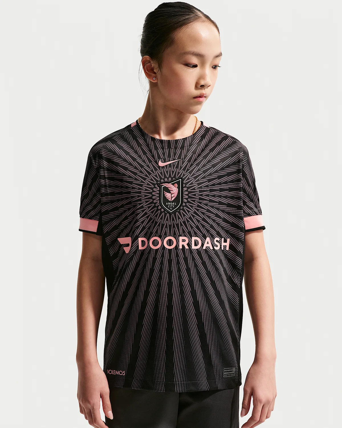 Детская футболка Nike Dri-FIT Replica Jersey Angel City FC Stadium Edition, Black