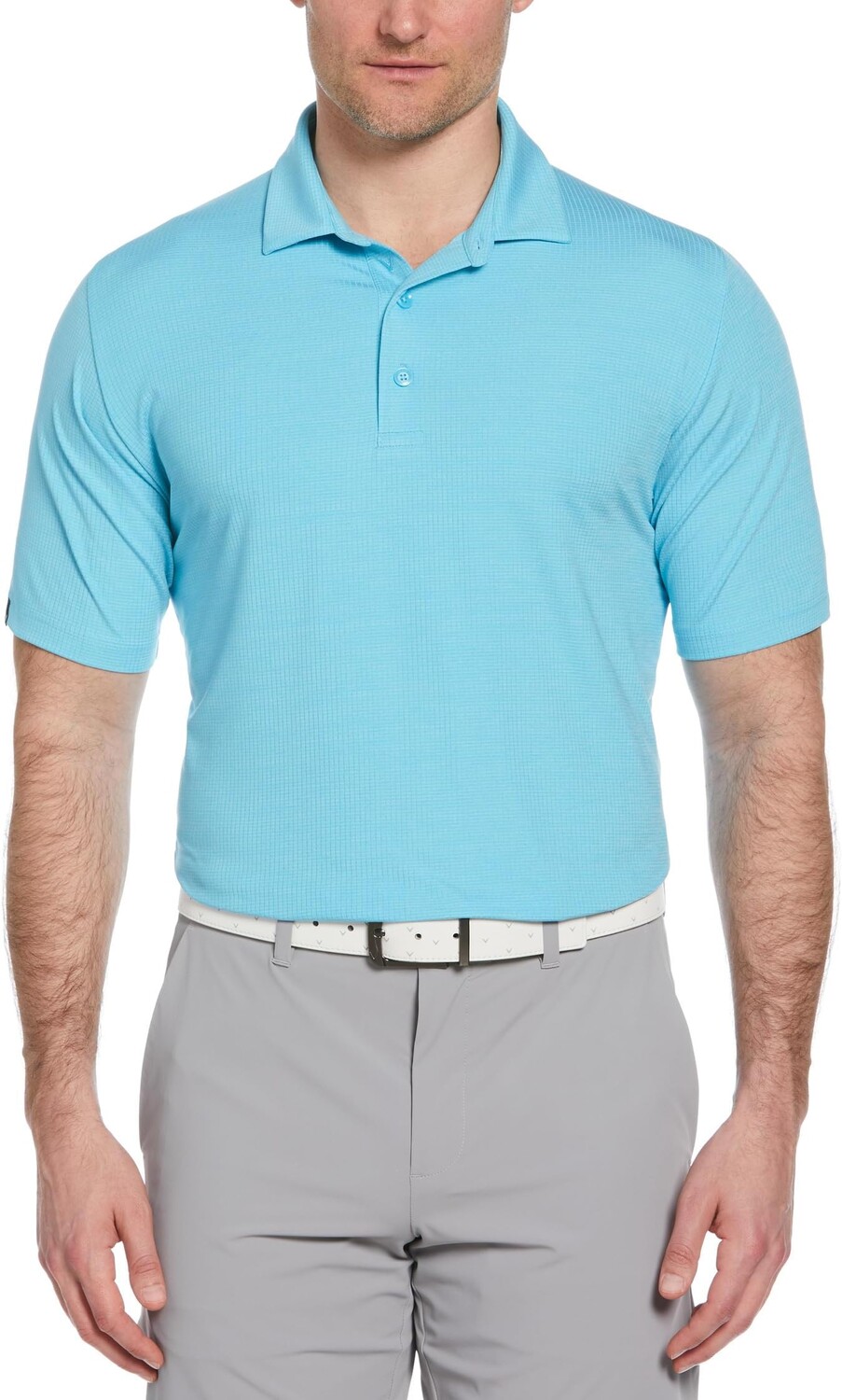 

Поло Callaway Classic Jacquard Short Sleeve Polo, цвет River Blue