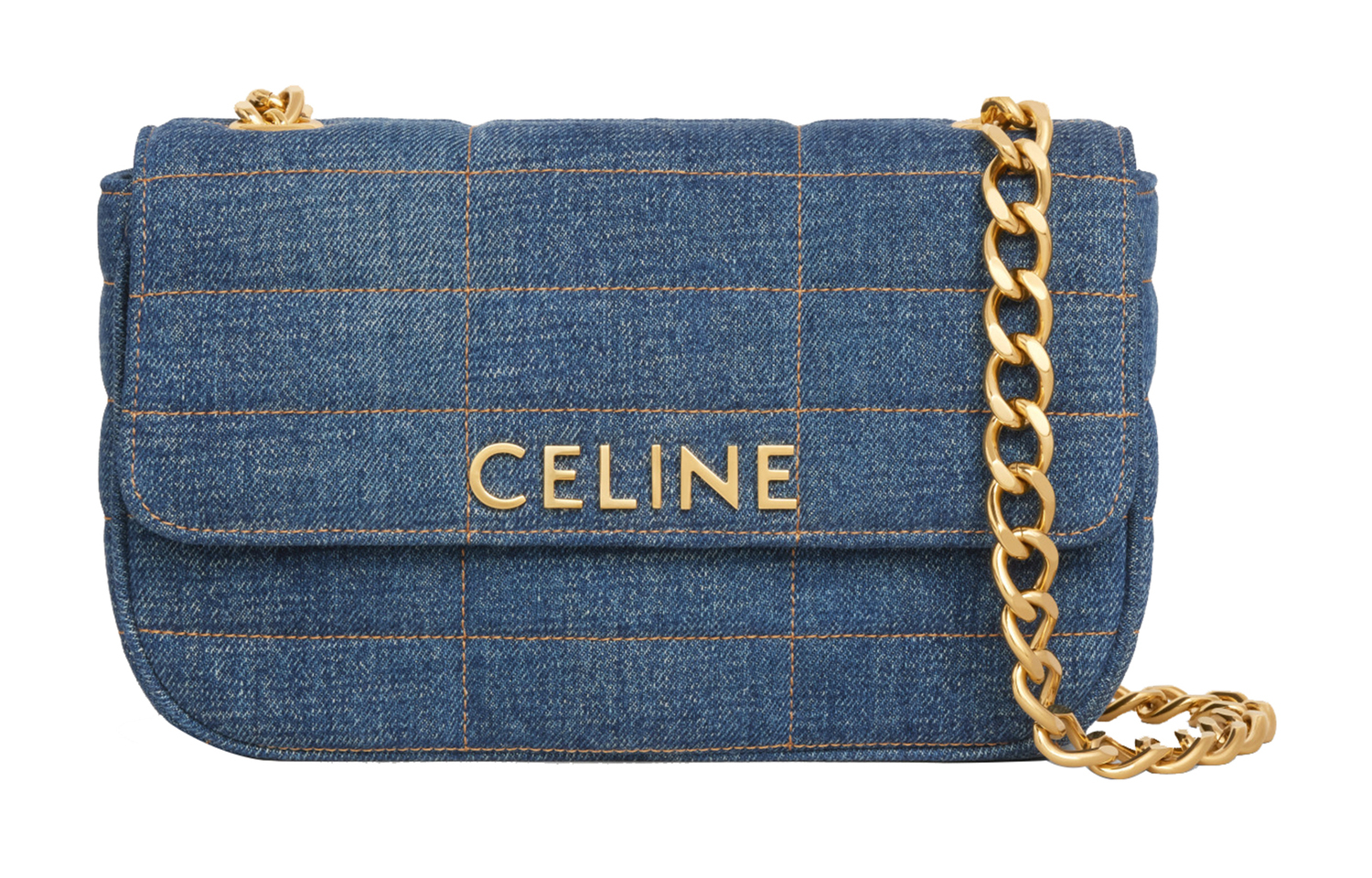 

CELINE Монохромная стеганая сумка через плечо