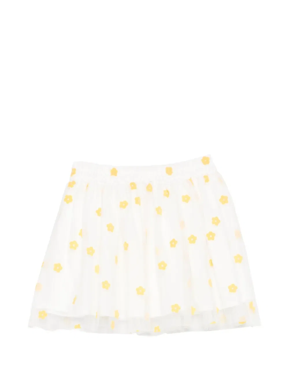 Юбка с цветочным принтом Stella Mccartney Kids, белый — фото 2
