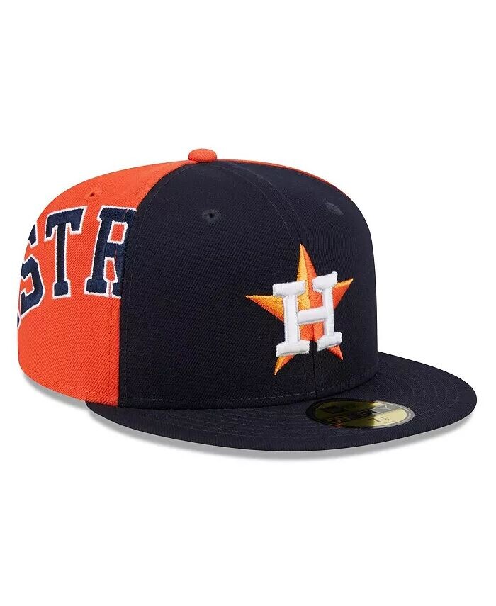 

Мужская шляпа темно-синего/оранжевого цвета Houston Astros Gameday Sideswipe 59FIFTY New Era, синий
