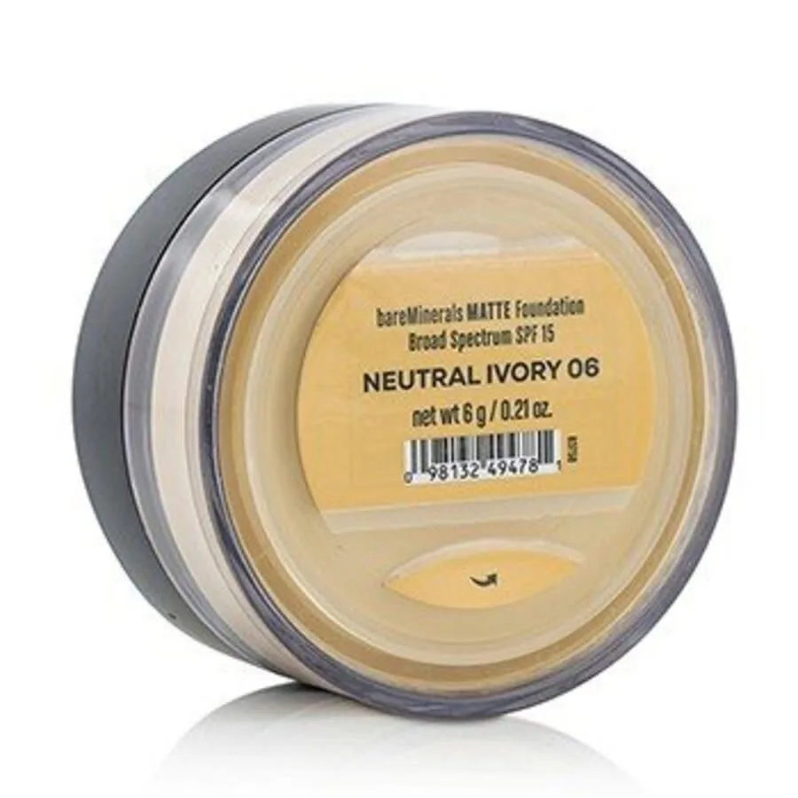 Bareminerals / Растушевываемая пудра-основа Matte Foundation Neutral Ivory (6) 0.21 унции, нейтральный/слоновая кость — фото 3