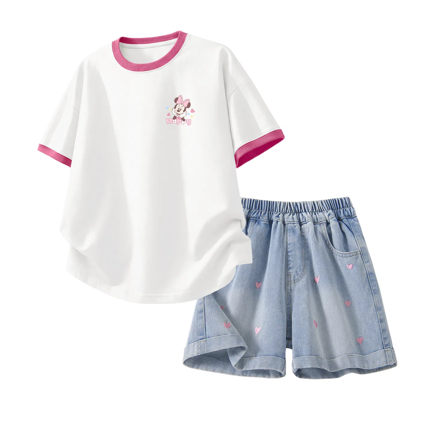 Спортивный костюм для детей Disney Daisy Bow Minnie White Purple+Denim Blue — фото 4