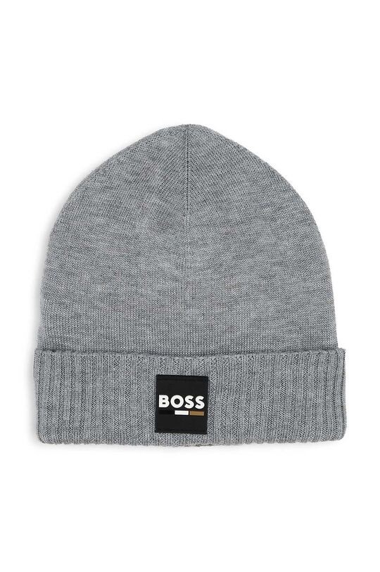 

Детская шапка Boss, серый