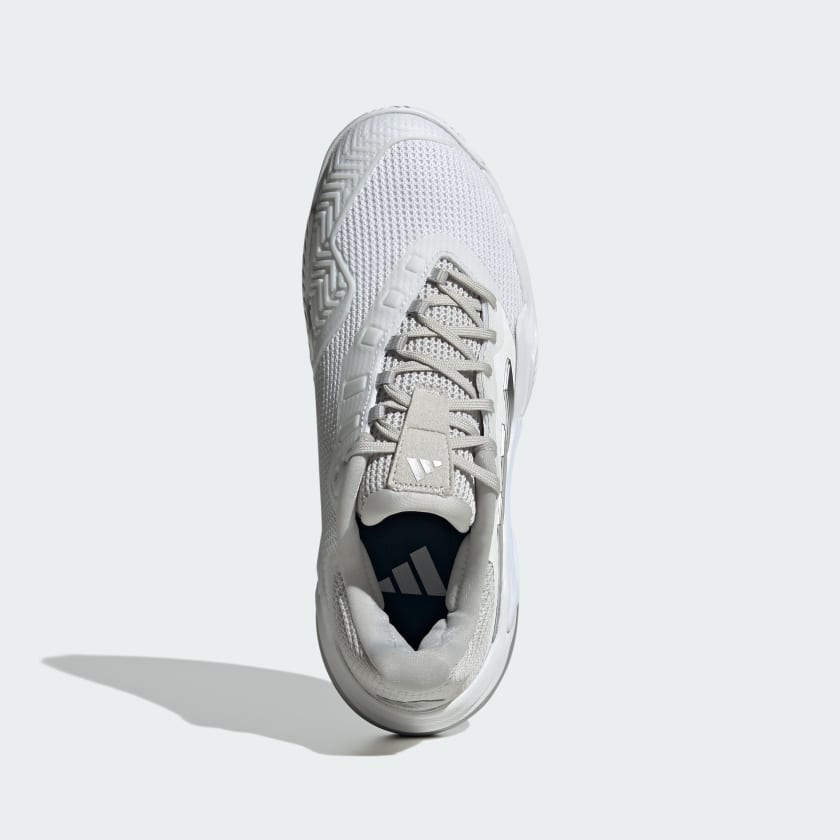 Женские теннисные кроссовки Adidas Barricade 13, белый/черный/серый — фото 3