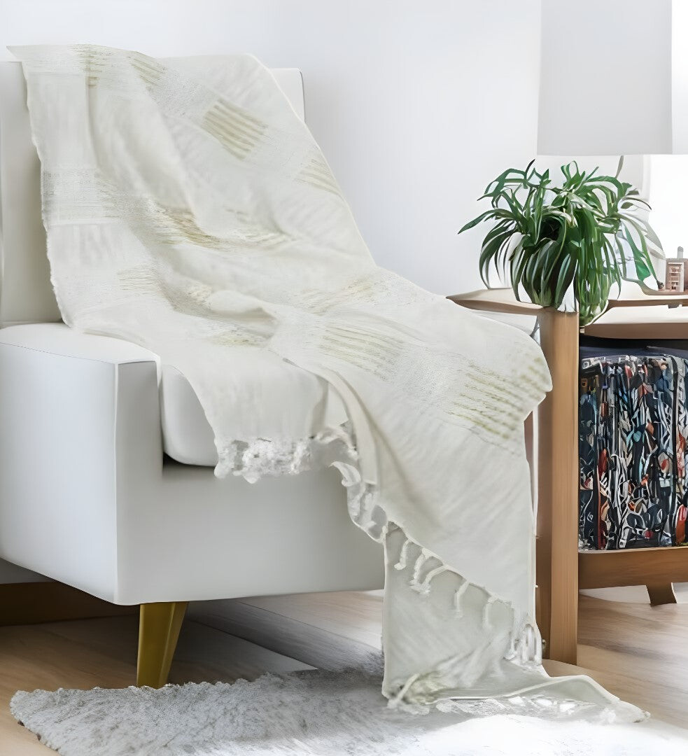 

Одеяло из натурального тканого хлопка Homezia, цвет Multicolored