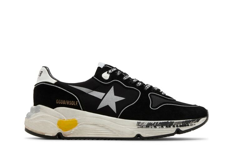 

Кроссовки Golden Goose Running Sole Black Silver, черный
