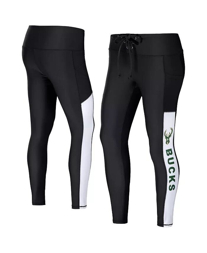 

Женские черные леггинсы Milwaukee Bucks WEAR by Erin Andrews