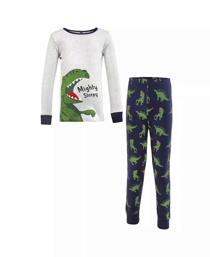 

Большие мальчики Hudson уютный хлопковый комплект для сна Hudson Baby, зеленый