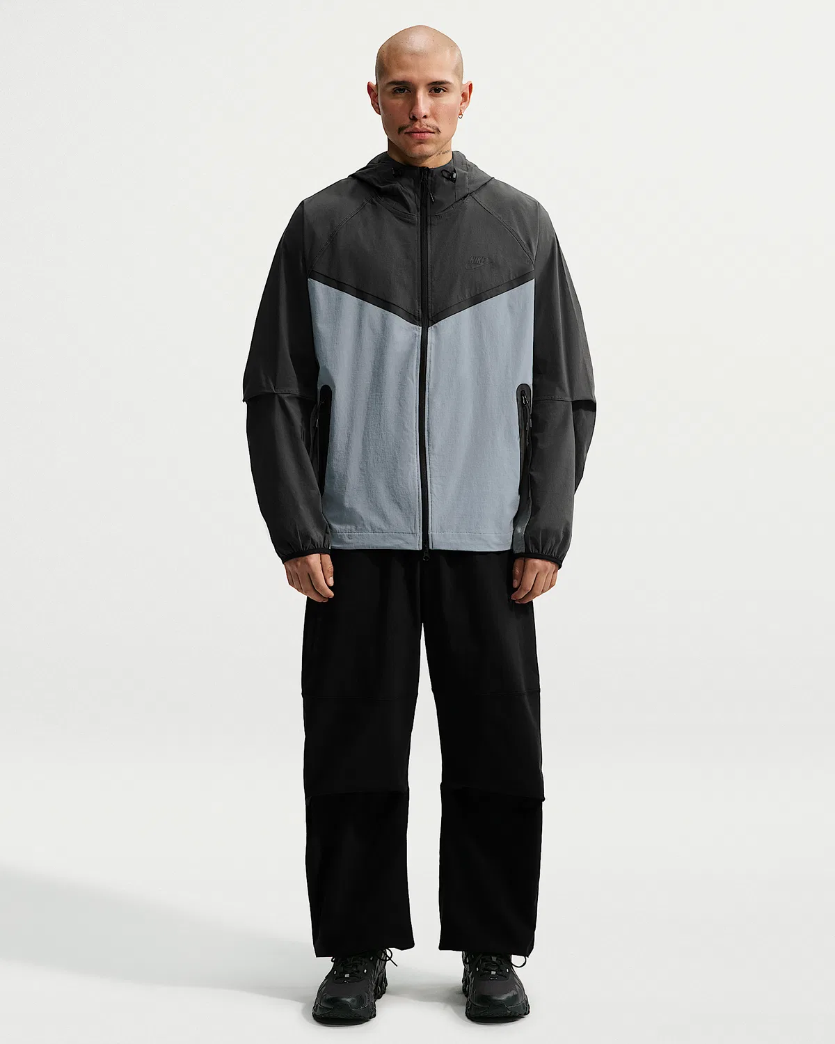 Мужская куртка Nike Tech Woven, Cool Grey/Anthracite/Black — фото 4