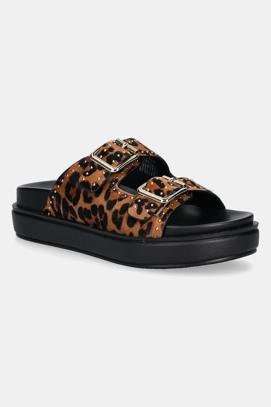 Кожаные шлепанцы Freelance-L Steve Madden, коричневый