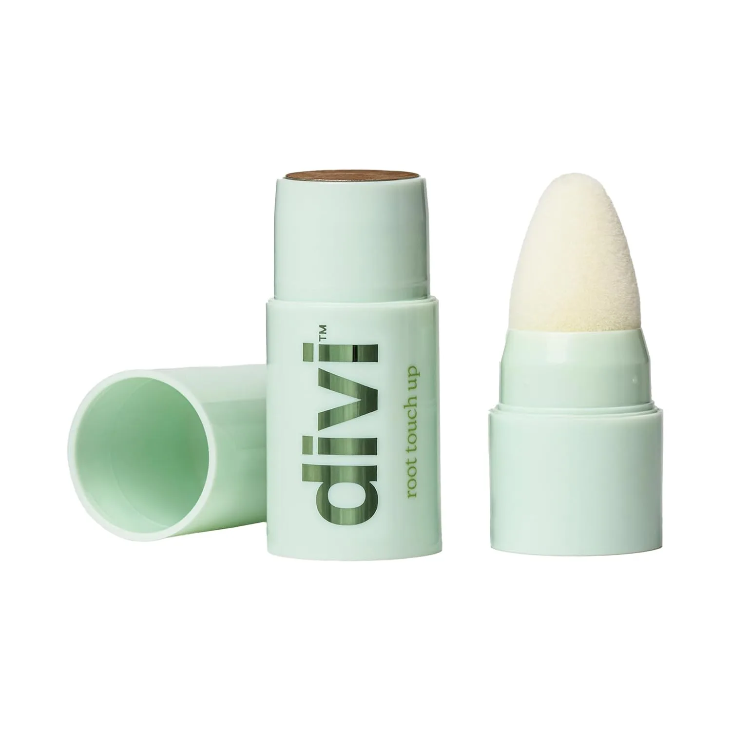 Пудра для коррекции корней волос Divi Root Touch-Up Powder - маскирует залысины и уменьшает видимость поредения, устойчива к поту и воде, 2 г, Medium Brown — фото 3