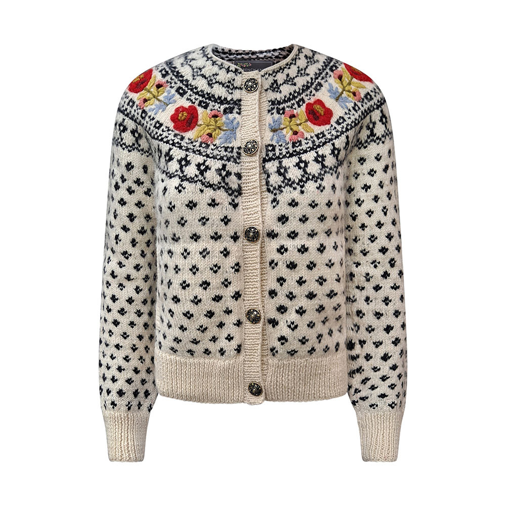 

Женский свитер Icelandic Sadie на пуговицах, White