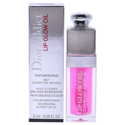 

Dior Addict Lip Glow Oil 007 Малиновое женское масло для губ 0,2 унции, Christian Dior