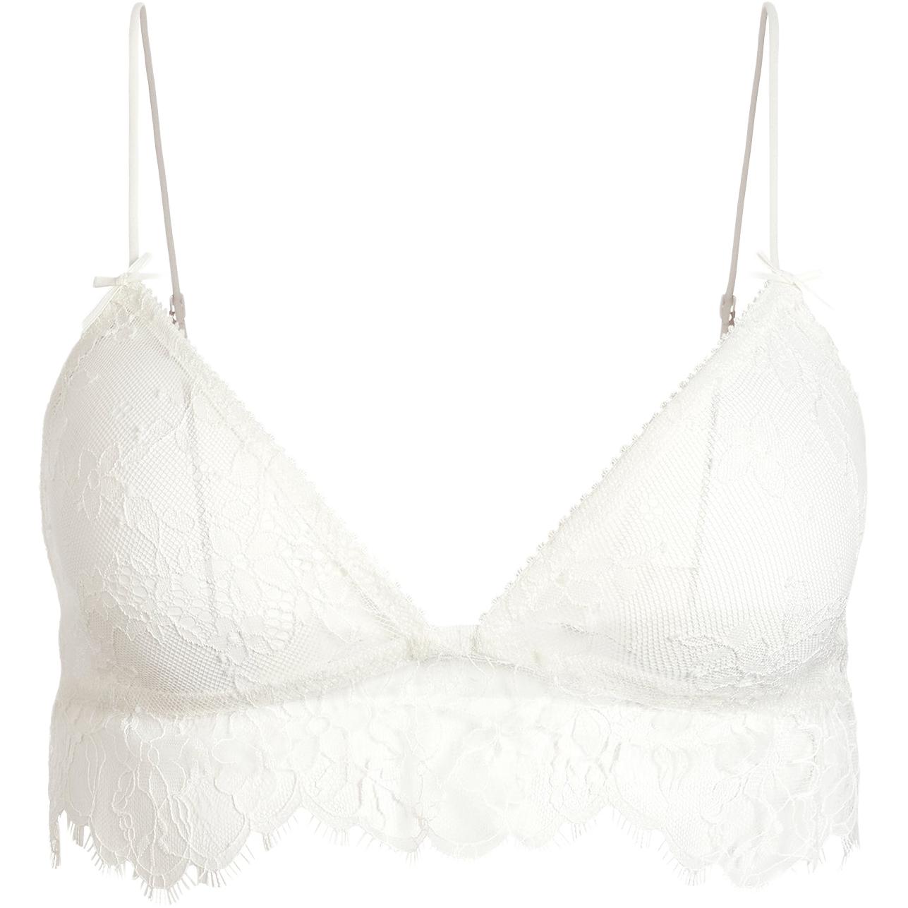 

SS25 ULTRA FINE LACE TRIANGLE BRALETTE Бра Женская Skims, 1 Pack MARBLE/Marble Color