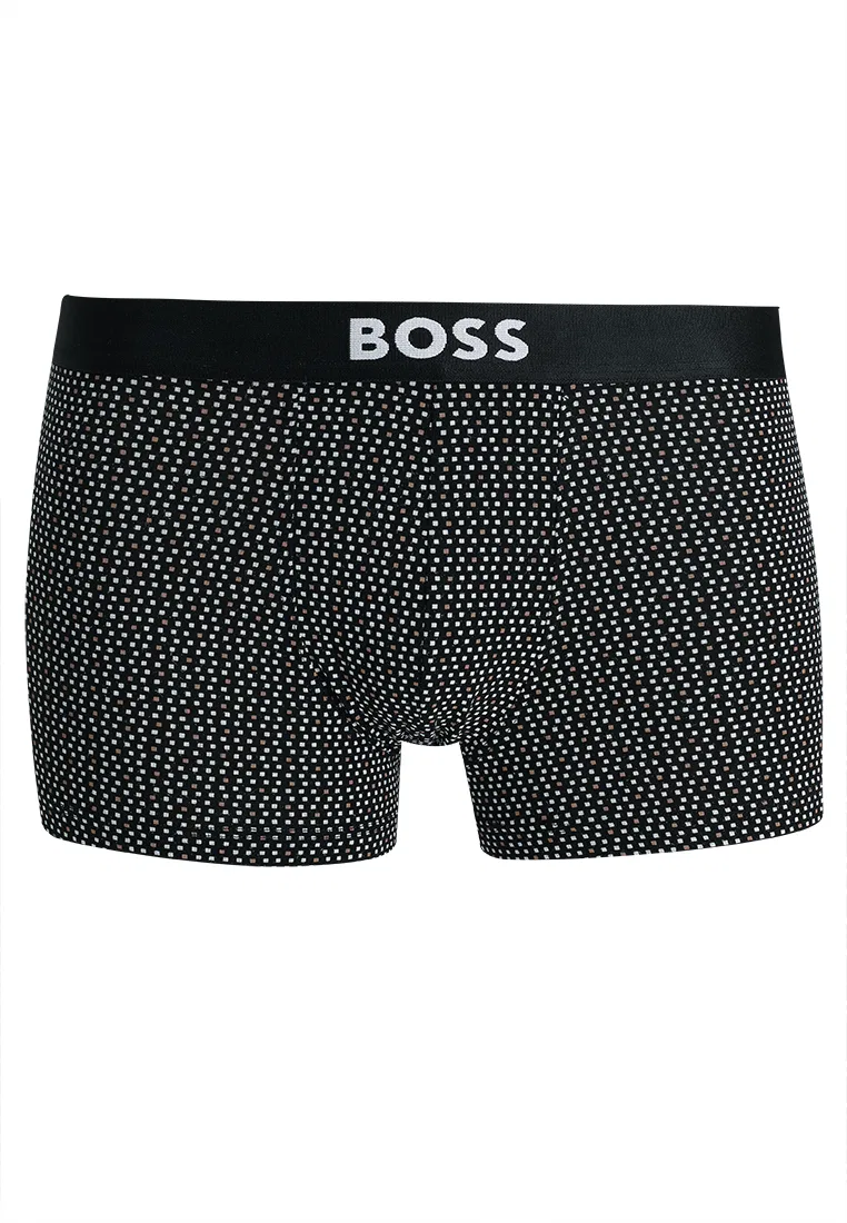 Трусы, логотип, упаковка 3 шт., BOSS Bodywear, черный/серый — фото 2