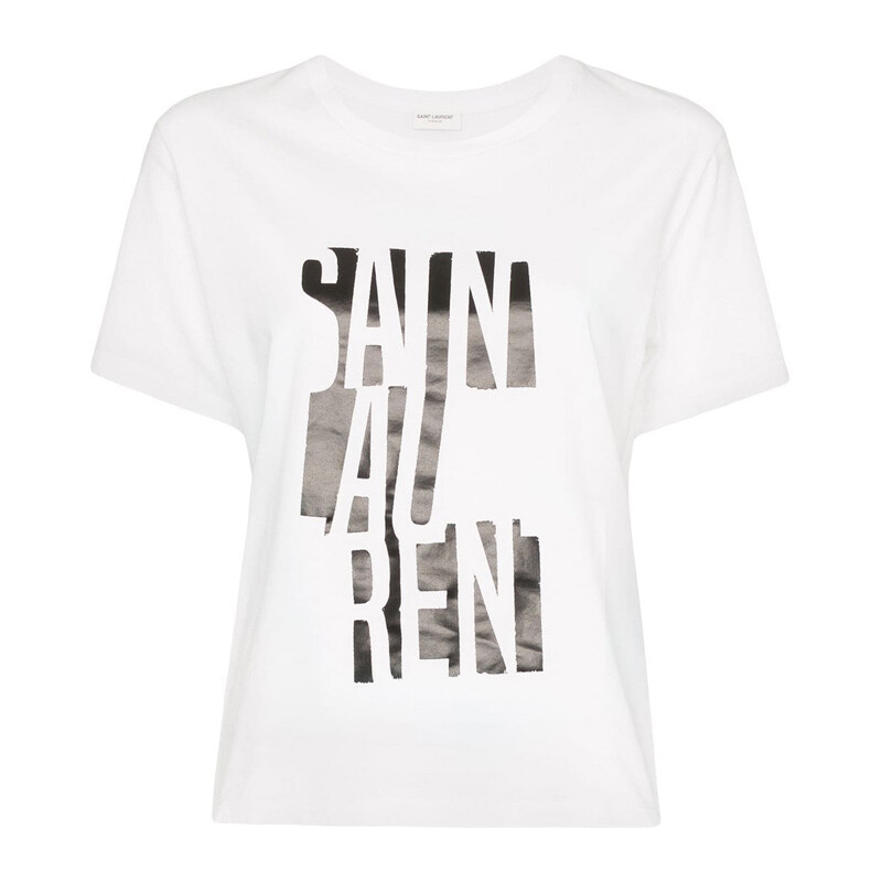 

Футболка женская белая Saint Laurent