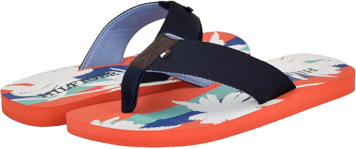 

Мужские шлепанцы Tommy Hilfiger Devole, Navy/Orange Multi