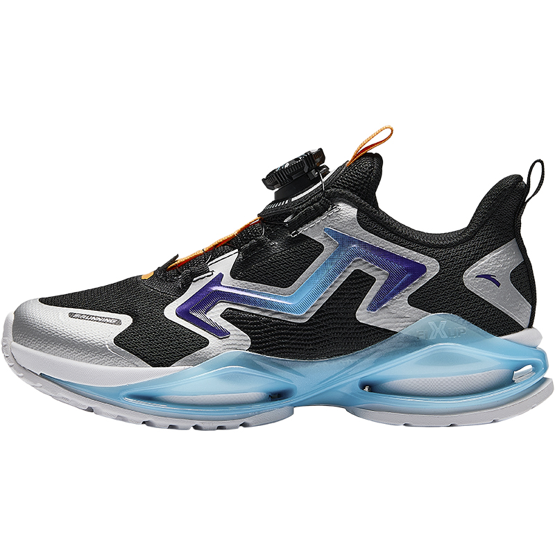 

Детские беговые кроссовки Tenacious Core Breathable Lightweight Cushioning Low top черный/серебристый/ледяной Antakids, черный/серебряный/Ice синий