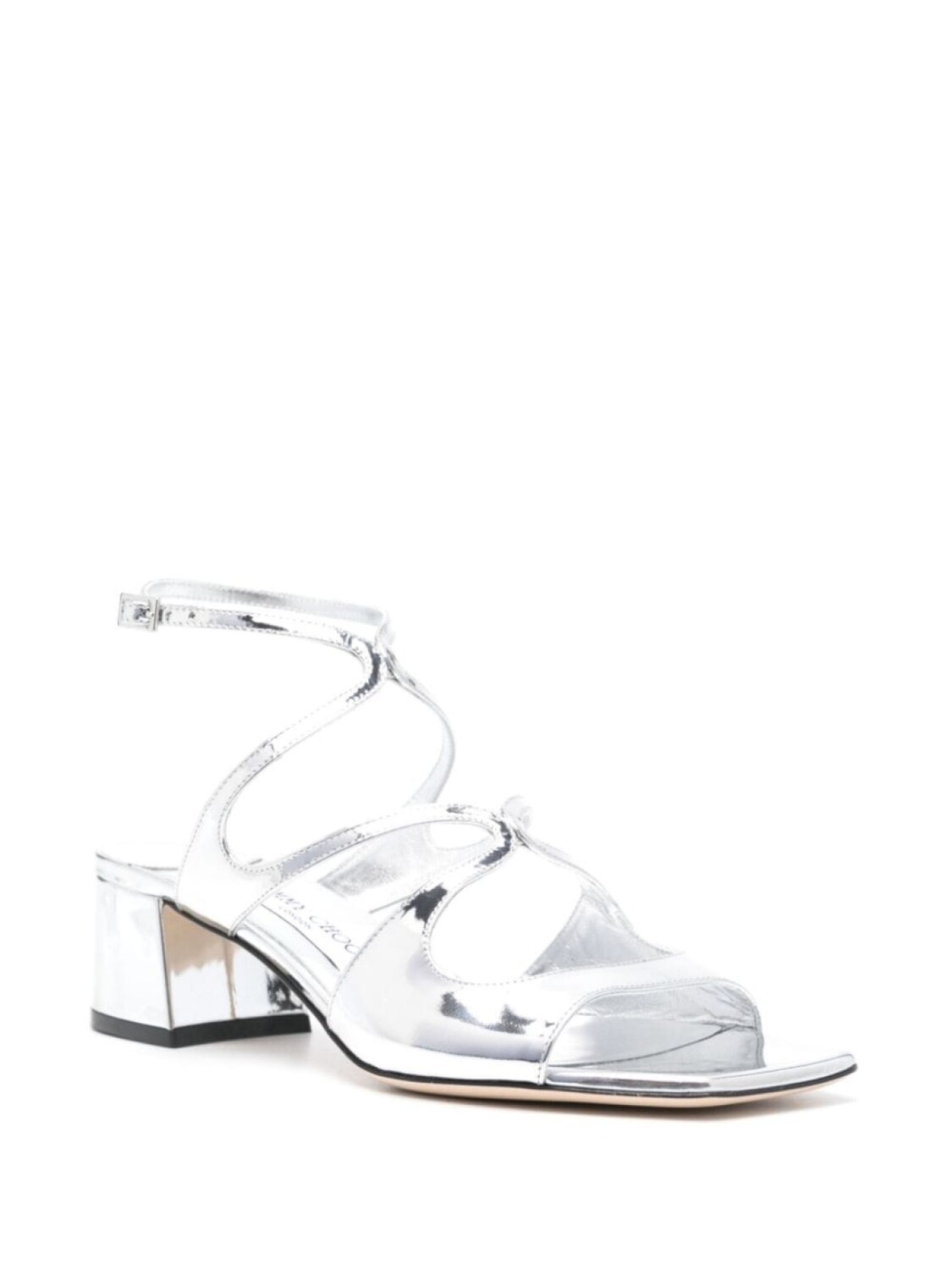 

Jimmy Choo сандалии Azilia 45 мм, серебристый