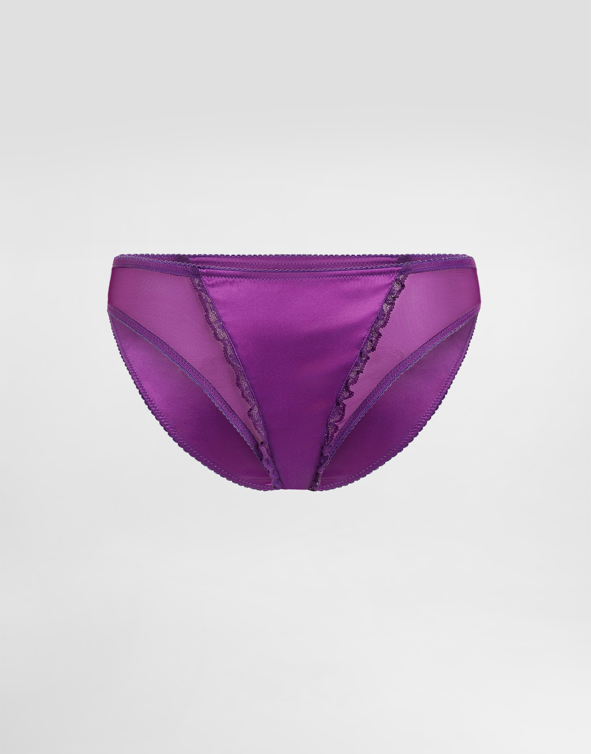 

Атласные и кружевные трусики Dolce & Gabbana, фиолетовый