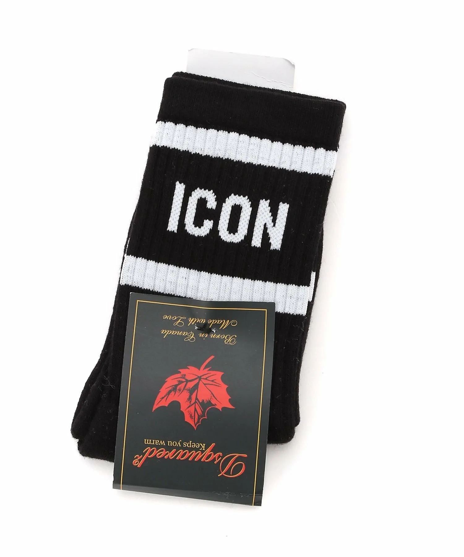 (K)DSQUARED2/DQ03PL-D00WI Детские и подростковые носки/обувь, Black — фото 4