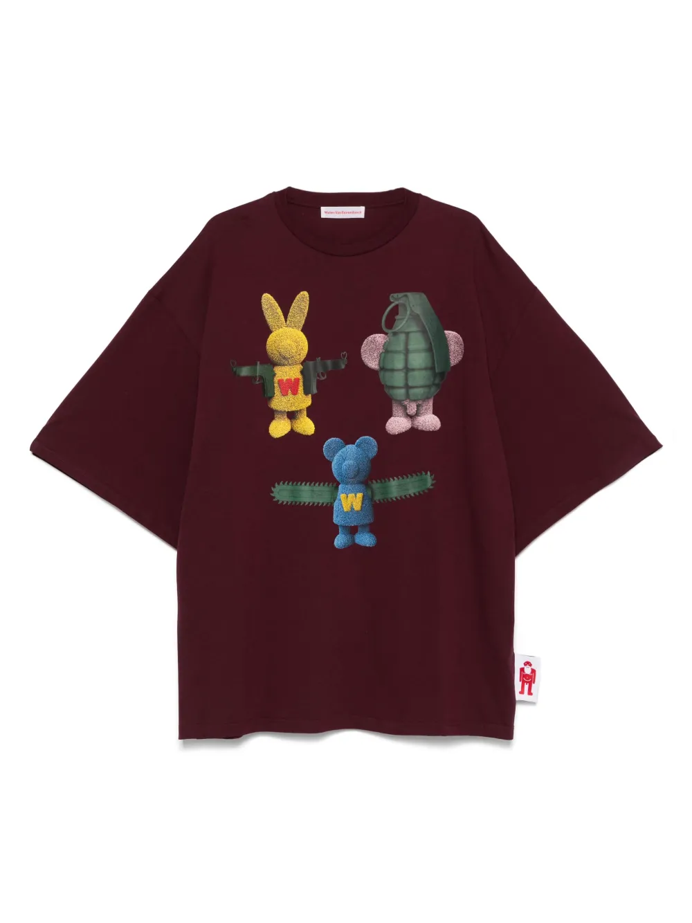 

Футболка Toyterror Super Walter Van Beirendonck, красный