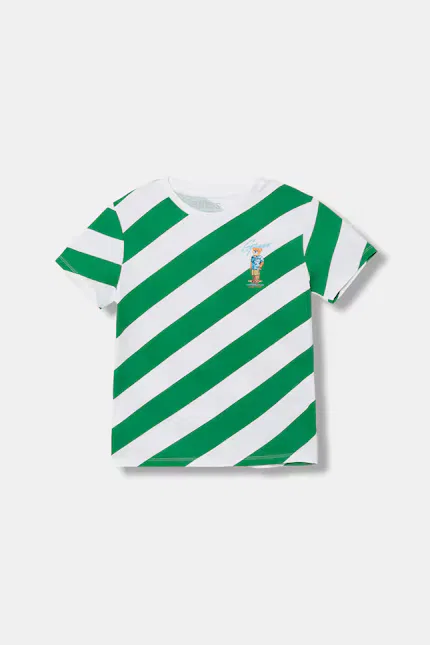 Футболка в полоску Guess, зеленый