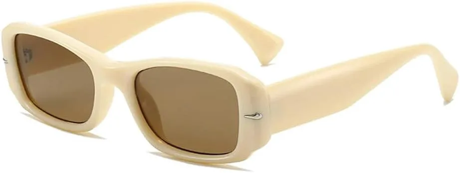 

Солнцезащитные очки UV400 — конфетные цвета, панк-заклепки, градиент, для женщин и мужчин, для бега и занятий спортом на открытом воздухе UYPTK, Beige Tea