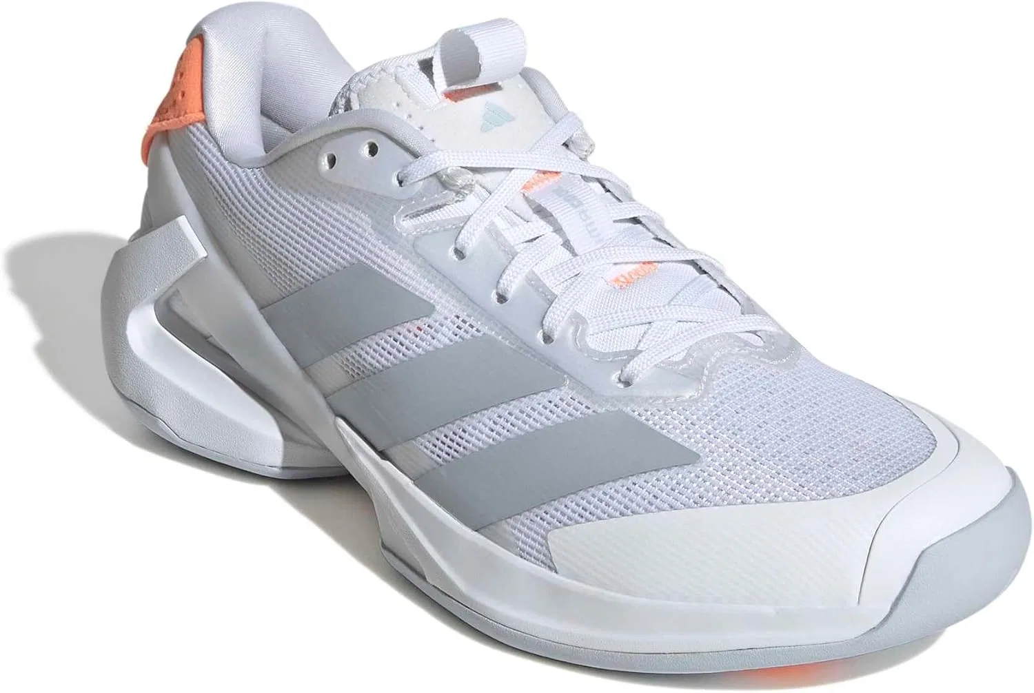 Теннисные туфли adidas Adizero Ubersonic 5, White/Halo Blue/Beam Orange — фото 4
