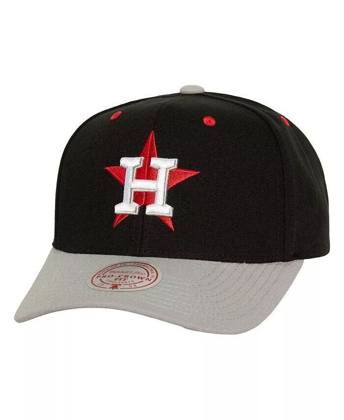 

Мужская черная кепка Houston Astros Bred Pro Adjustable Mitchell & Ness