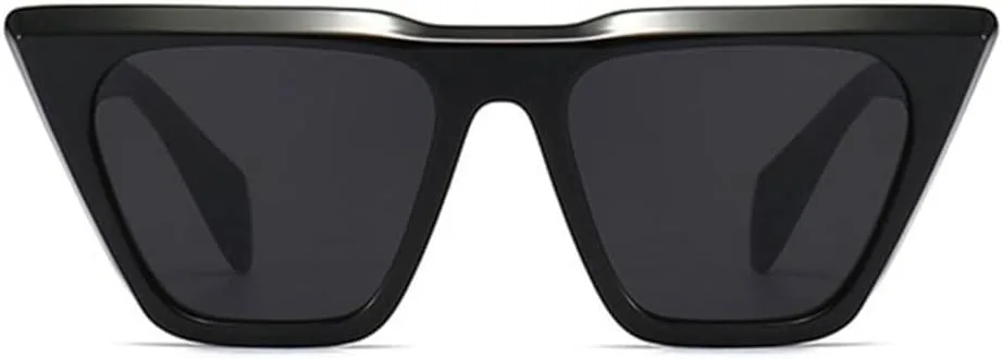 

Ретро-солнцезащитные очки «кошачий глаз» для мужчин и женщин, красные очки, водительские очки с защитой от УФ-излучения UV400 и зеркальными заклепками VFDHN, 4