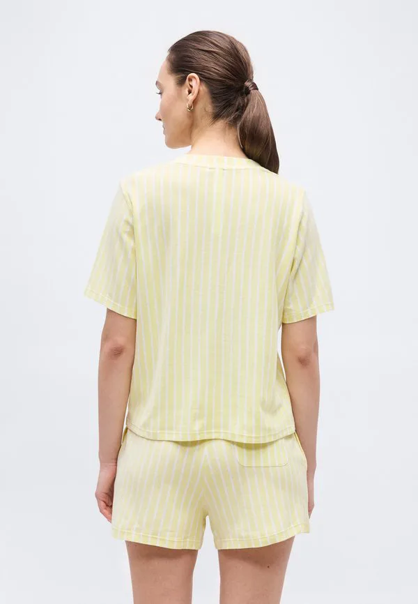 Рубашка с коротким рукавом, короткая пижама Polo Ralph Lauren, Lemon Verbina — фото 3
