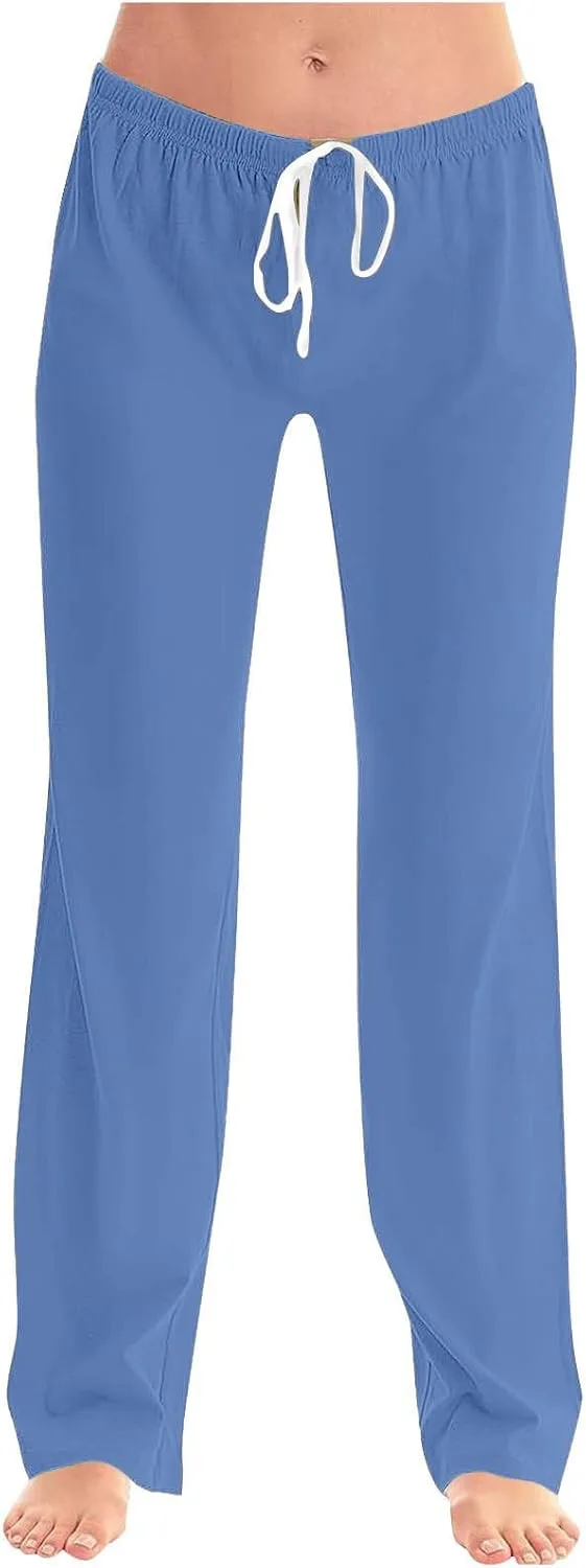 

Женские брюки Plus Size с высокой талией и эластичным поясом