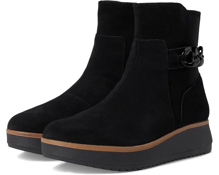 

Ботинки Clarks Zylah Rose, черный замшевый
