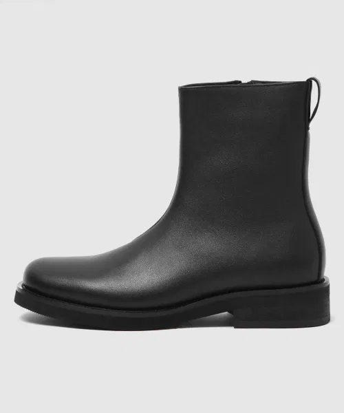 Ботинки Gordon Ankle Zip Up WE THE ROAD из натуральной кожи чёрные — фото 4