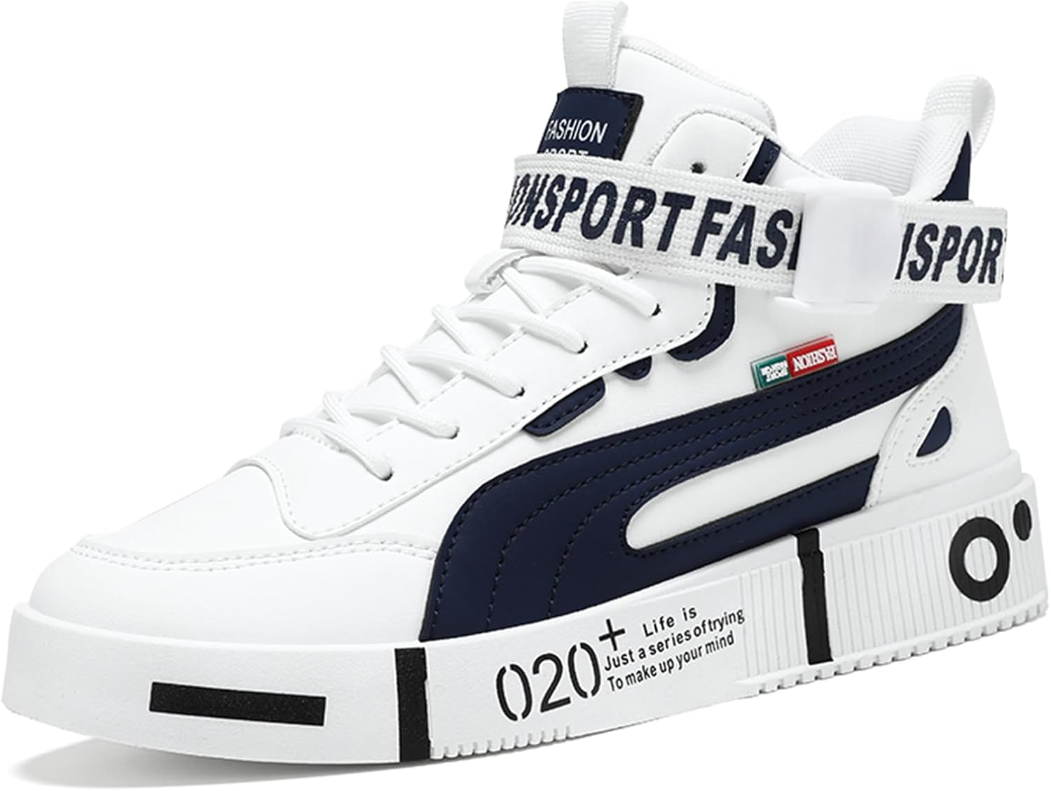 

Мужские высокие кеды GSIGUL для скейтборда, повседневной ходьбы, кроссовки с граффити, модные спортивные обувь, белый