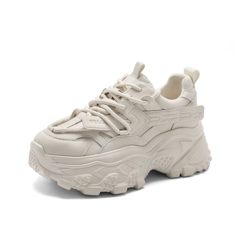 

Кроссовки MXGM Chunky Sneakers Women's Low-top, бежевый