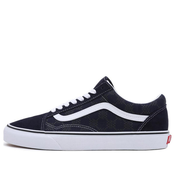 

Кроссовки monogram old school 'navy blue white' Vans, синий