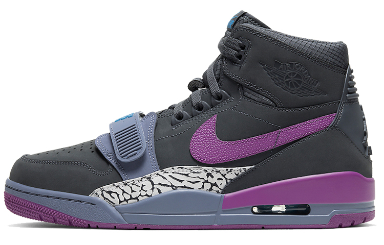 

Кроссовки JORDAN Legacy 312 Dark Grey Purple, Серый, Кроссовки JORDAN Legacy 312 Dark Grey Purple