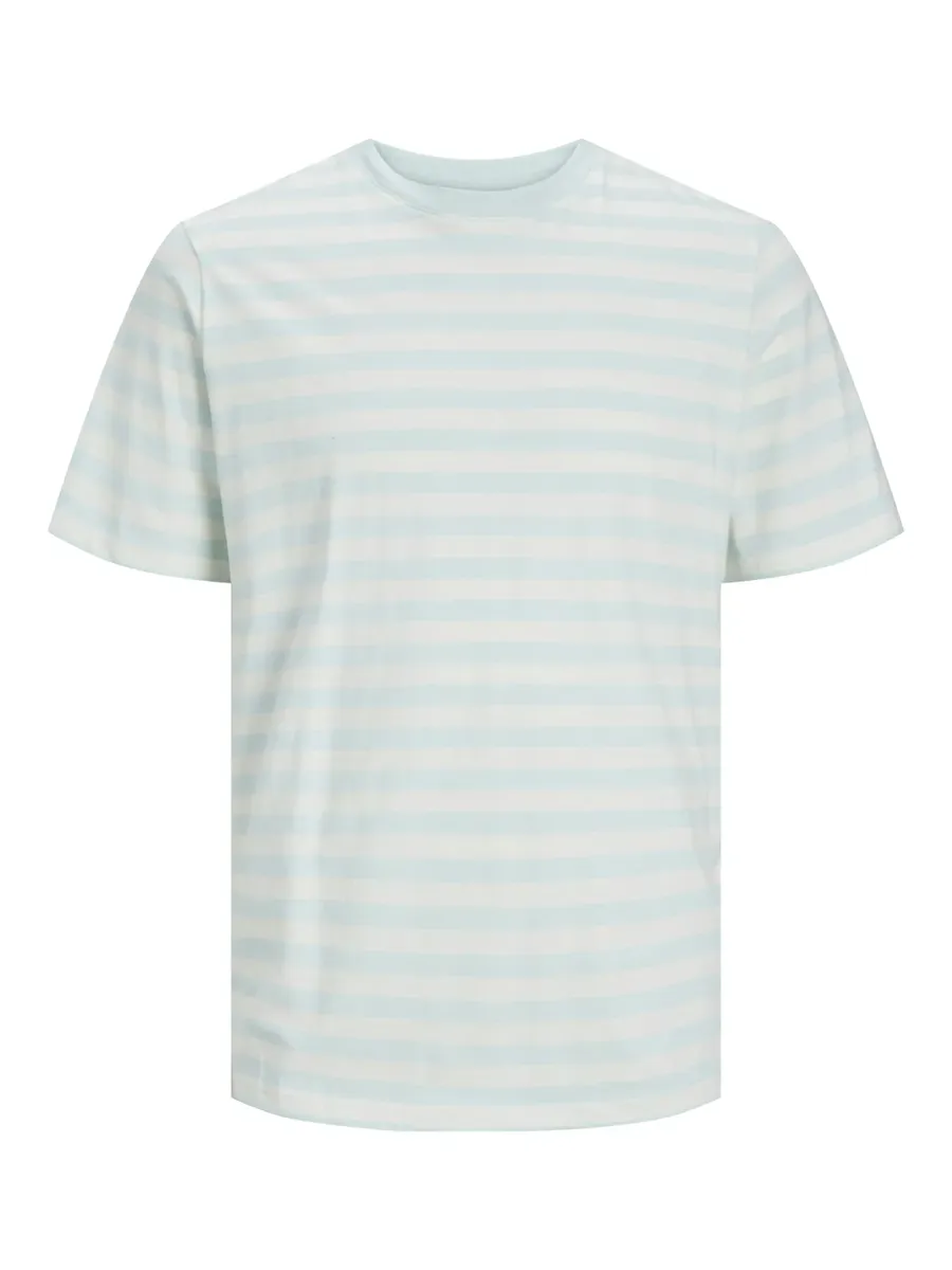

Футболка Jack & Jones "JORTAMPA STRIPE TEE SS CREW NECK", цвет Skylight
