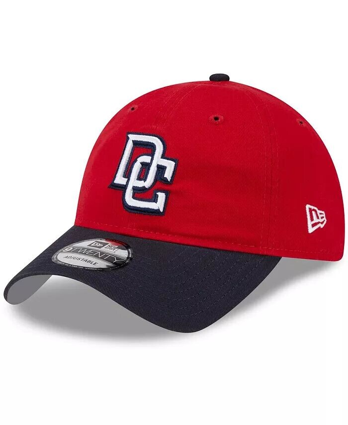 

Кепка для отбивания Red Washington Nationals 2024, мальчики и девочки, регулируемая, 9TWENTY New Era