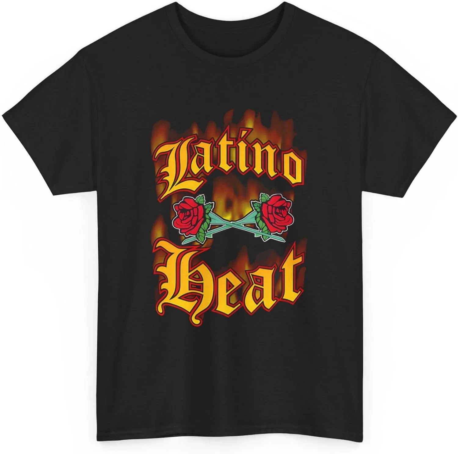 Футболка LWO Latino Heat, профессиональная рестлинг-футболка, футболка Latino World Order, подарок для мужчины и женщины